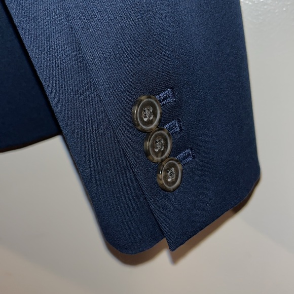 J. Crew Devon blazer in bi-stretch cotton blend Navy 10 - Picture 5 of 7